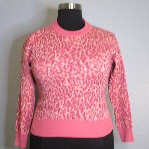 Animal Print Pink Sweater